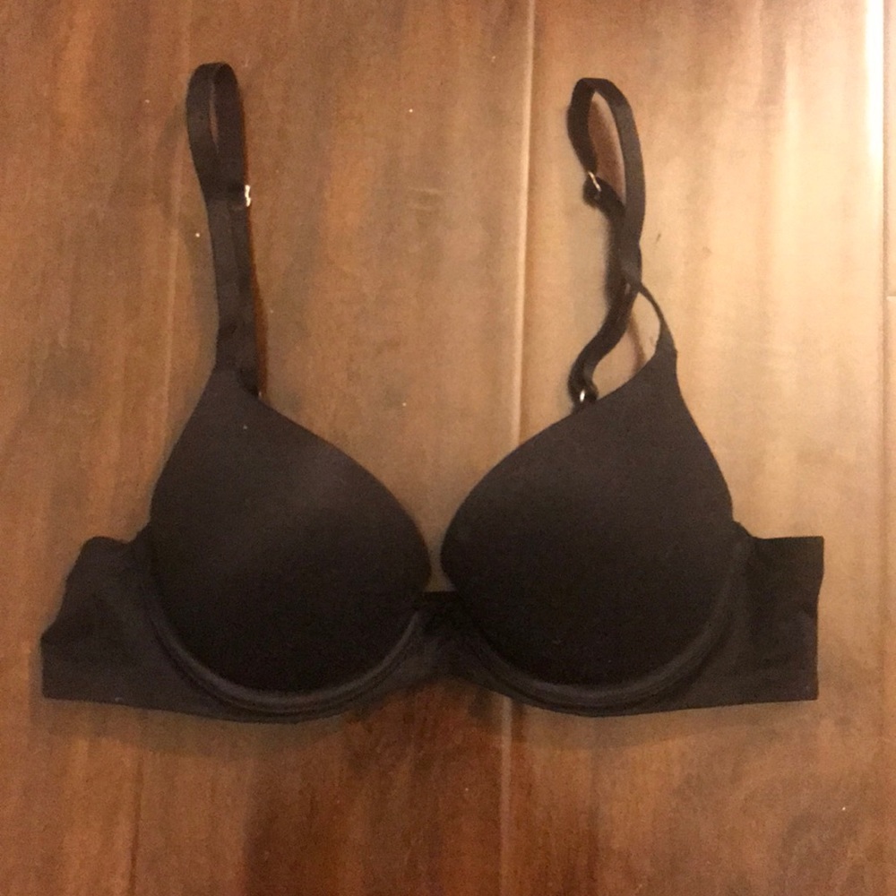 black push up bra